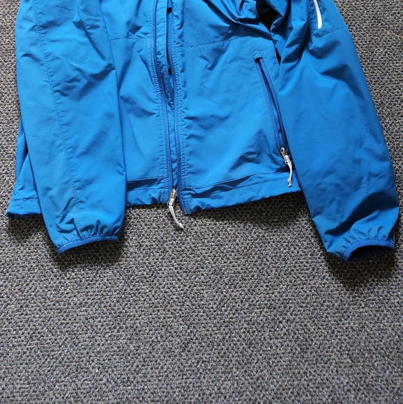 Unisex Blue Columbia Windbreaker Jacket - Picture 2 of 4